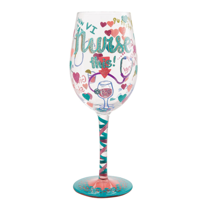 Enesco Wine Glass Nurse This