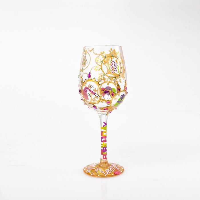 Enesco Wine Glass Queen For A Day