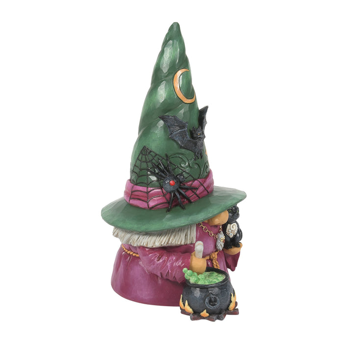 Enesco Witch Gnome With Cauldron Fig