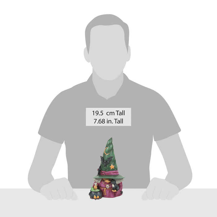 Enesco Witch Gnome With Cauldron Fig