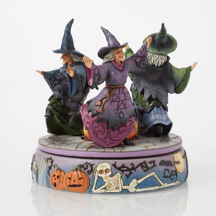 Enesco Witches Rotating Cauldron Fig
