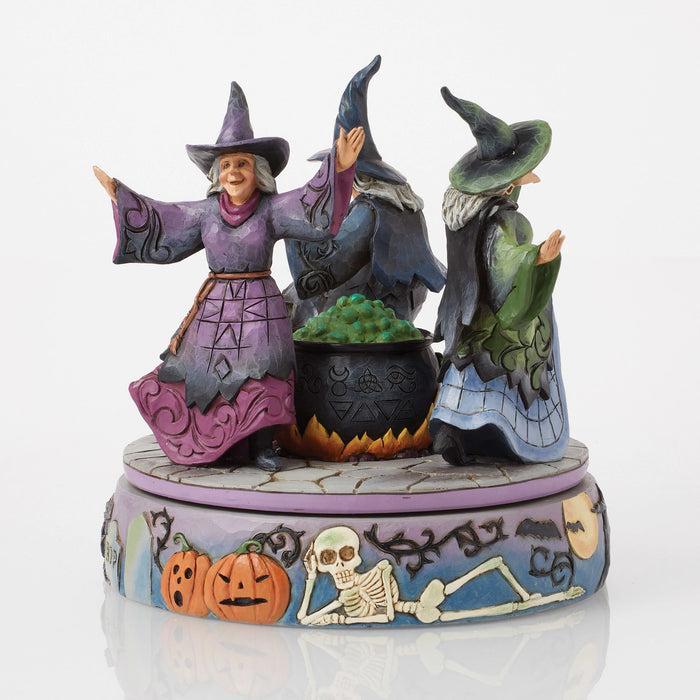Enesco Witches Rotating Cauldron Fig