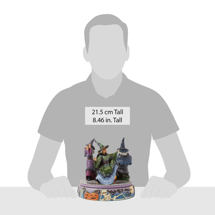 Enesco Witches Rotating Cauldron Fig