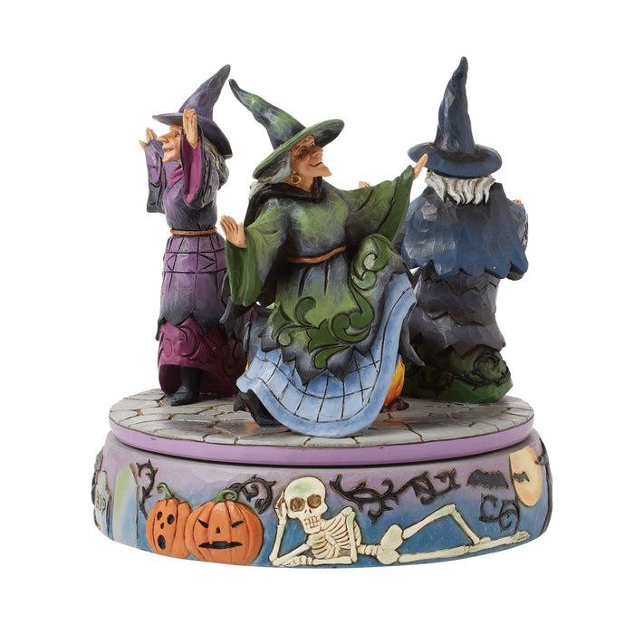 Enesco Witches Rotating Cauldron Fig