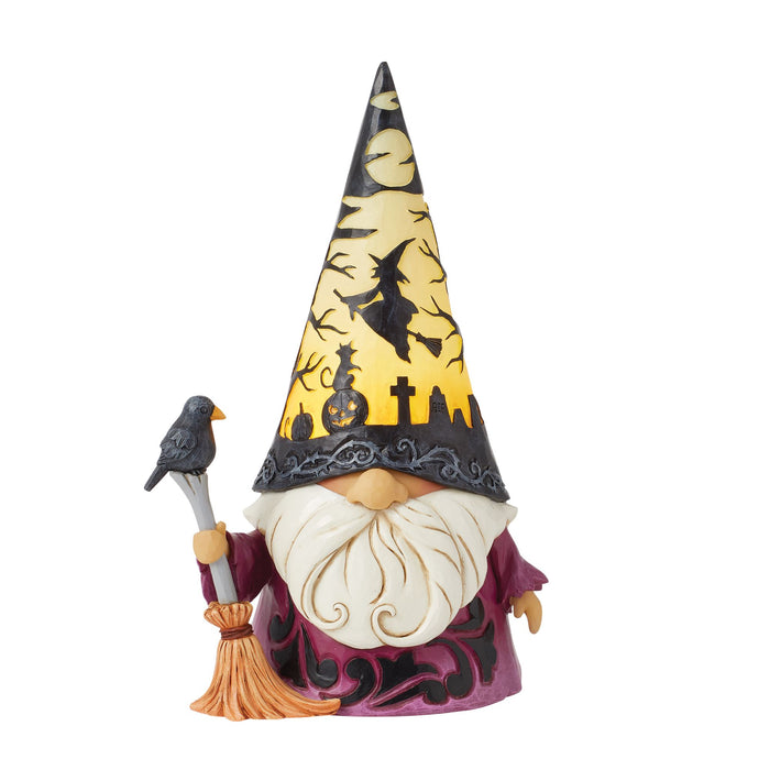 Enesco Wizard with LED Scene Hat Fig