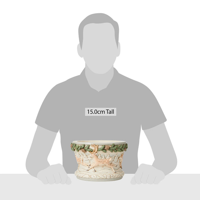 Enesco Woodland Deer Decorative Bowl