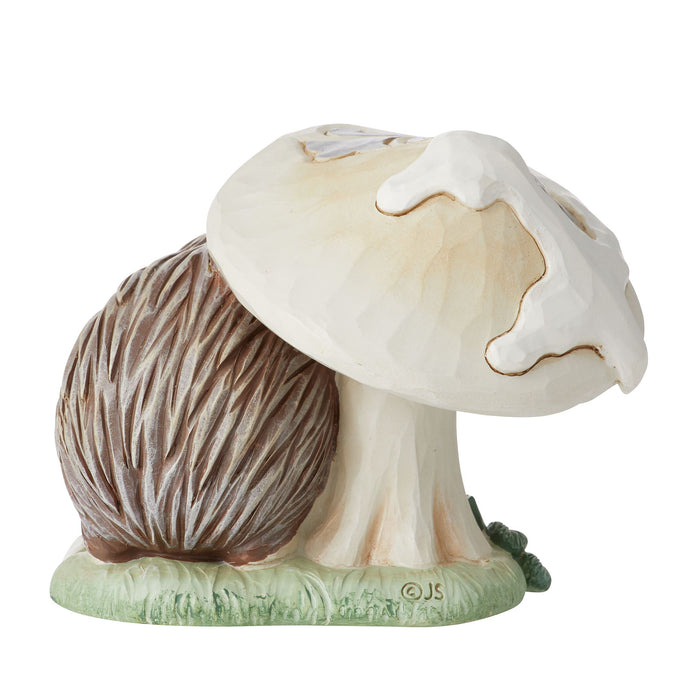 Enesco Woodland Hedgehog By Mushroom