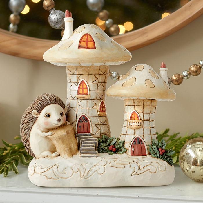 Enesco Woodland Lited Mushroom House