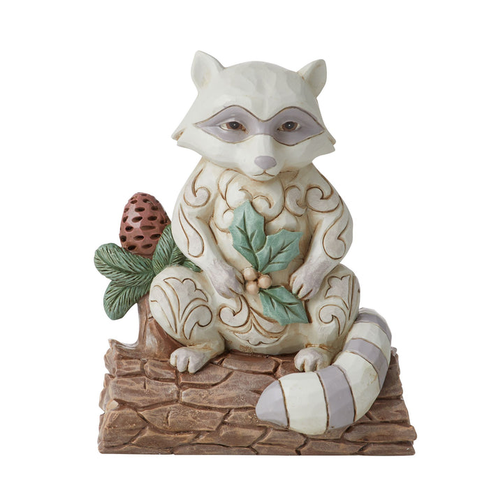 Enesco Woodland Raccoon w/Pinecone