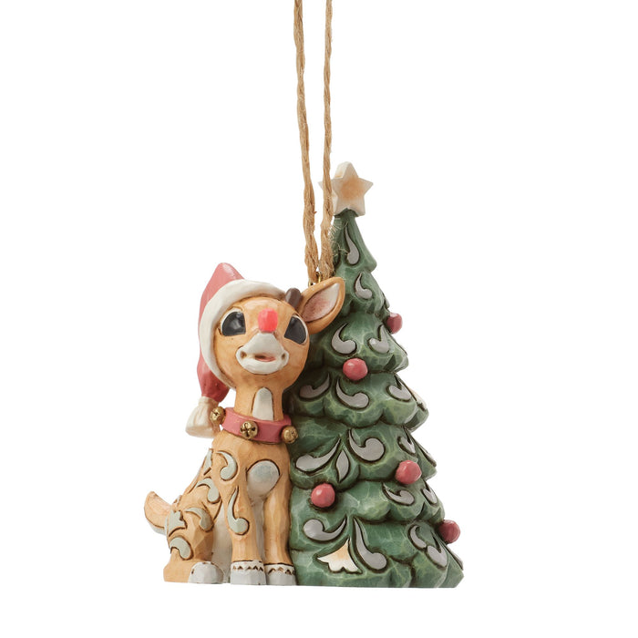 Enesco Woodland Rudolph with Tree H/O
