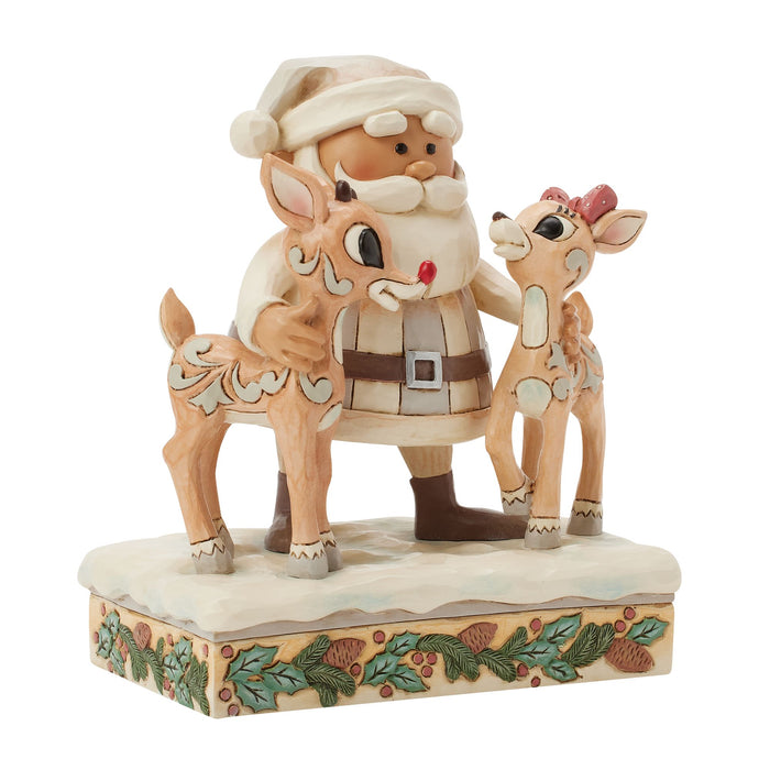 Enesco Woodland Santa With Reindeers