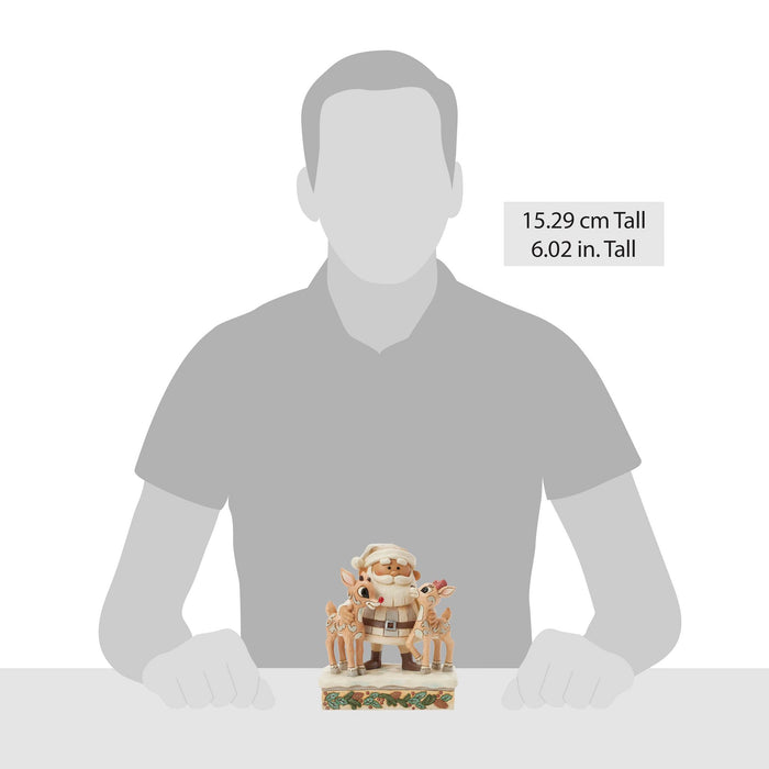 Enesco Woodland Santa With Reindeers