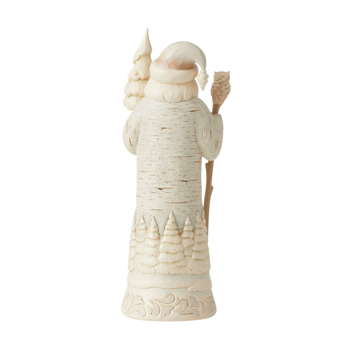 Enesco WWoodland Birch Bark Santa Fig